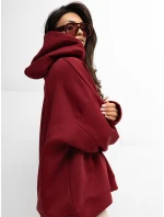 Bluza RV BL model 21777617 bordowy - FPrice Bluza RV BL model 21777617 bordowy - FPrice