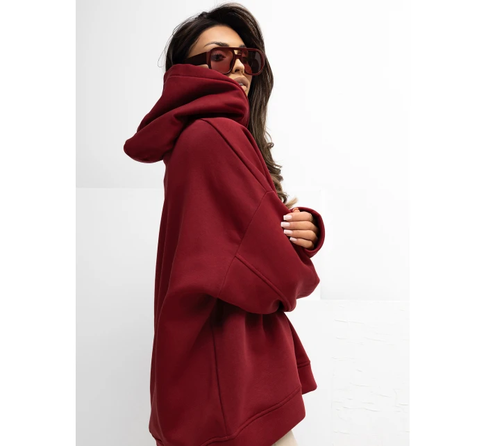 Bluza RV BL model 21777617 bordowy - FPrice Bluza RV BL model 21777617 bordowy - FPrice