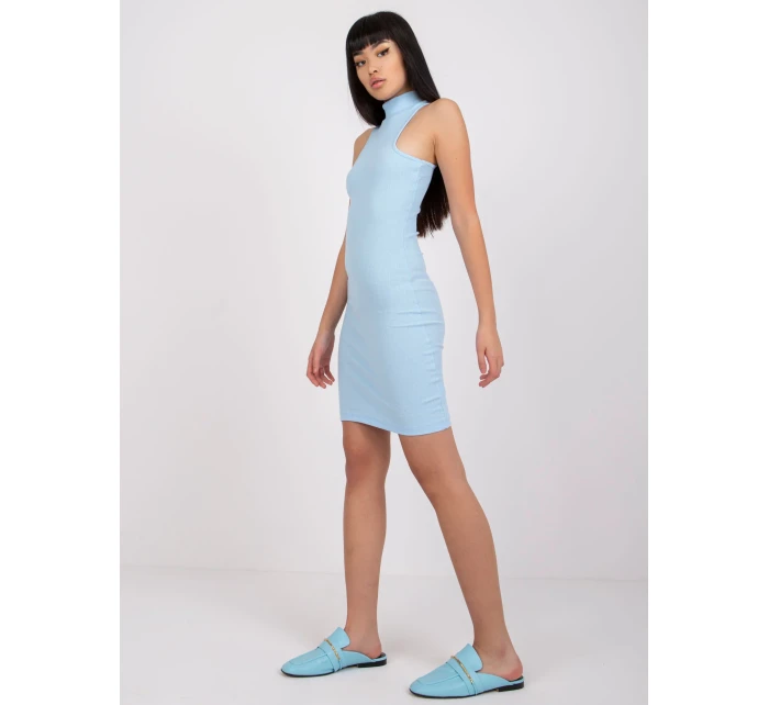 Šaty RV SK model 14841113 světle modrá - FPrice Šaty RV SK model 14841113 světle modrá - FPrice
