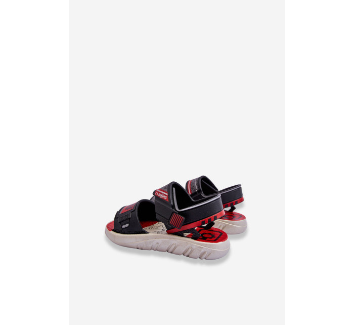 Detské sandále Grendene Black and Red