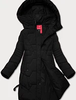Dámska prechodná bunda s kapucňou LHD čierna (LHD-24585)