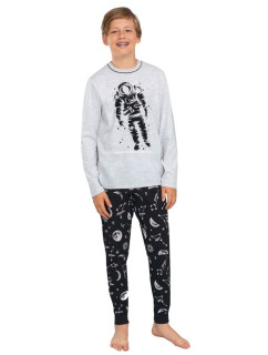 Chlapčenské pyžamo Tryton šedej s kozmonautom