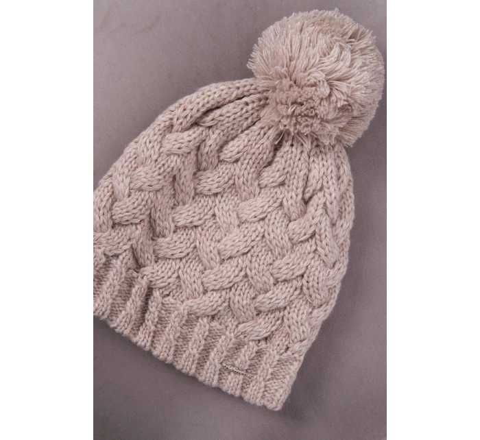 Fleecová čiapka Waleria K307 light beige Fleecová čiapka Waleria K307 light beige