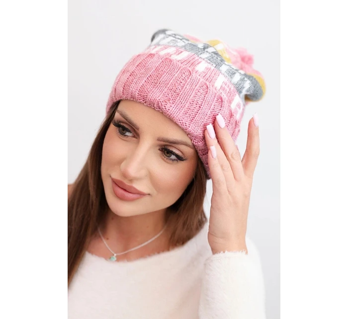 Fleecová čepice Marta K231 ecru