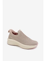 Dámské nazouvací tenisky  Béžové model 22133438 - Kobbo