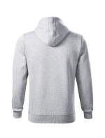 Pánska mikina s kapucňou svetlo šedá