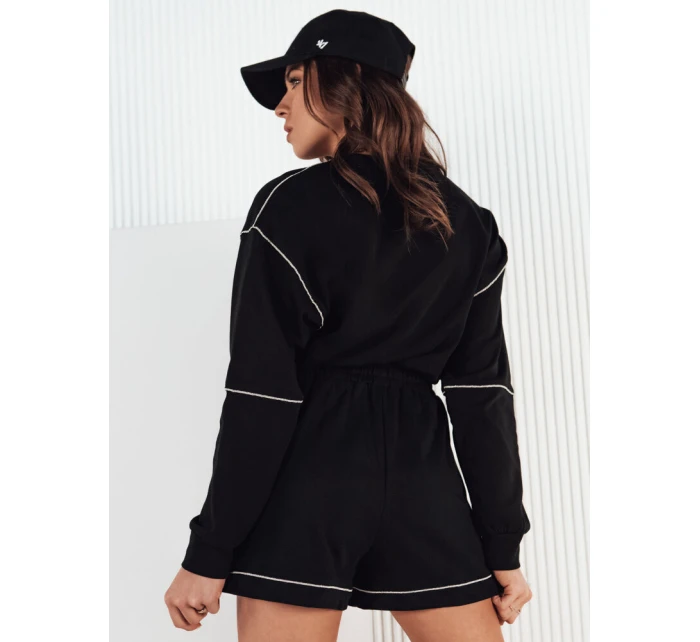 Dámská tepláková souprava černá model 21973928 - Dstreet