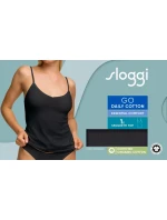 sloggi GO Daily Cotton Spaghetti Top - BLACK - SLOGGI BLACK - SLOGGI sloggi GO Daily Cotton Spaghetti Top - BLACK - SLOGGI BLACK - SLOGGI