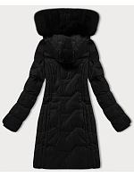 Černá zimní bunda s odepínací kapucí model 21248721 - S'WEST
