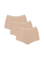 Dámske nohavičky Basic Maxi Beige 3 Pack - Sloggi Dámske nohavičky Basic Maxi Beige 3 Pack - Sloggi