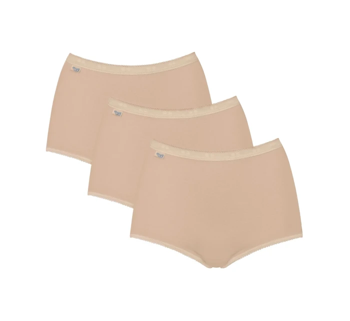 Dámske nohavičky Basic Maxi Beige 3 Pack - Sloggi Dámske nohavičky Basic Maxi Beige 3 Pack - Sloggi