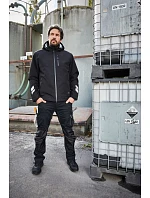 JN (94110) Pracovní strečové kalhoty "Slim  black/black model 22532307 - Daiber
