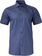 J.Harvest & Frost YB 50 S/S Regular Men Keprová košeľa s krátkym rukávom 63.5011 tmavomodrá