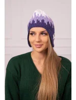 Dámská čepice fialová model 18752467 - K-Fashion Dámská čepice fialová model 18752467 - K-Fashion