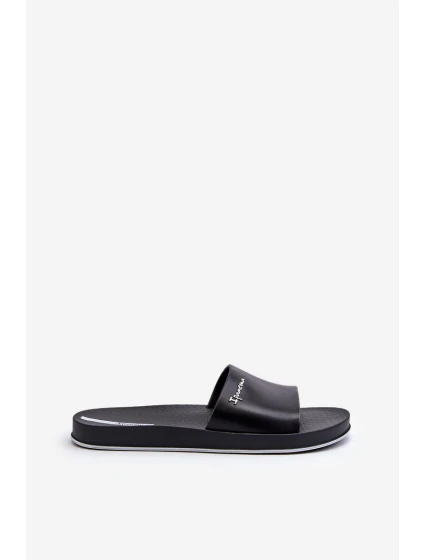 Męskie Gumowe Klapki 82832 Ipanema Slide Unisex Czarne