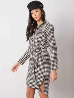Šaty LK SK 508385 1.94 čiernobielych