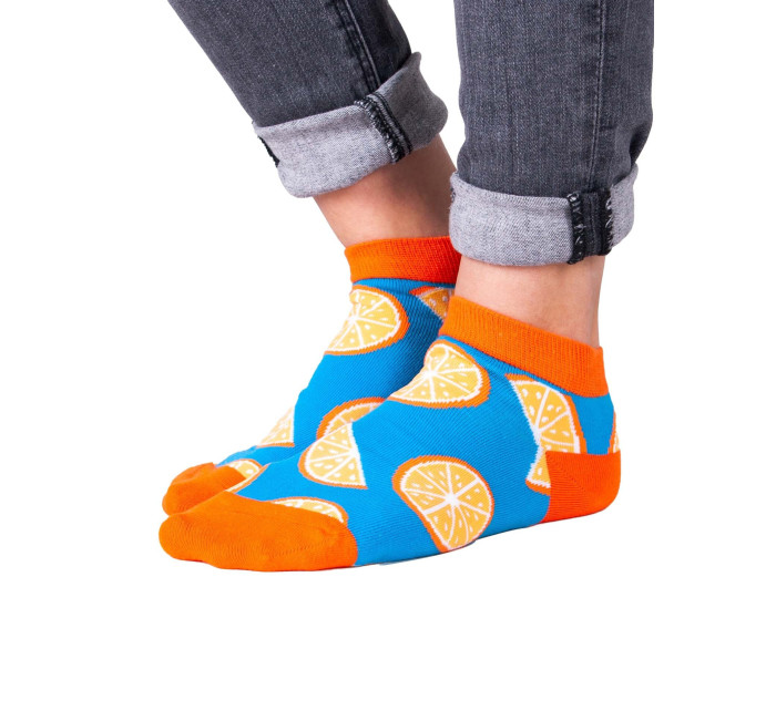 Yoclub Členkové vtipné bavlnené ponožky Vzory Farby SKS-0086U-A100 Viacfarebné