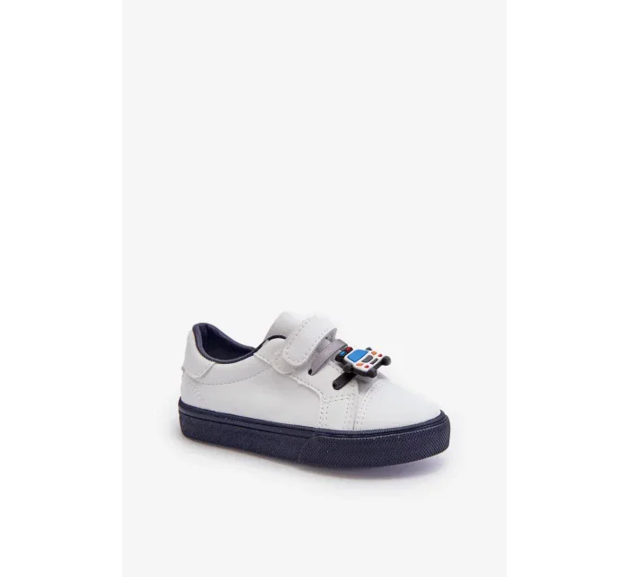 Detské tenisky Tenisky so špendlíkom, biele a námornícke Pennyn