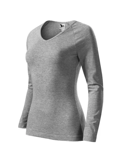 Elegance triko dámské tmavě šedý melír Elegance triko dámské tmavě šedý melír