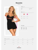 Krásna košieľka Sharlotte chemise - Obsessive