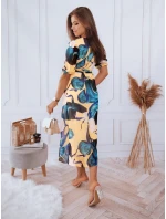 VALLERIO žlté šaty FashionStreet EY1875 VALLERIO žlté šaty FashionStreet EY1875