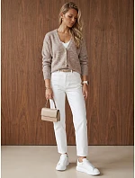 Kardigan damski z cappuccino model 22363348 - FashionStreet