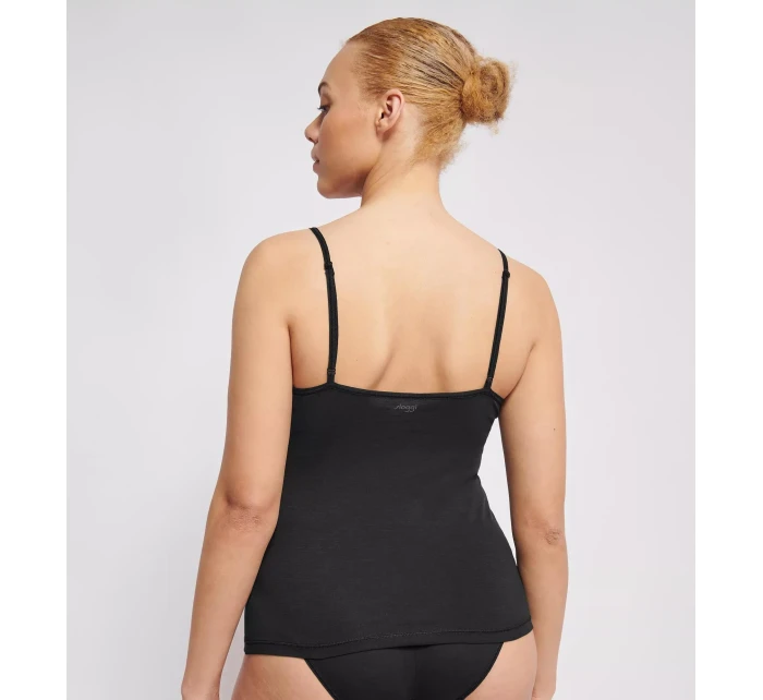 Dámske tričko EVER Ease Spaghetti Shirt - BLACK - black 0004 - SLOGGI Dámske tričko EVER Ease Spaghetti Shirt - BLACK - black 0004 - SLOGGI