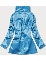 Svetlomodrá tenká dámska bunda so stojačikom (AG5-017)