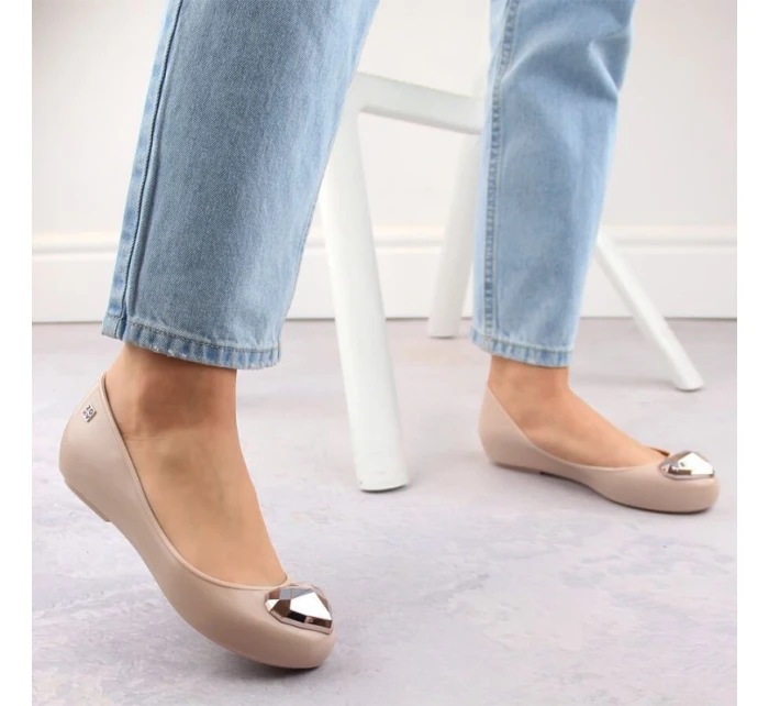 Pohodlné baleríny W nude model 21071872 - Zaxy