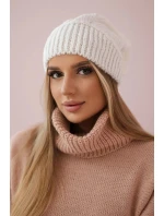 Dámska čiapka Ingrid K371 biela Dámska čiapka Ingrid K371 biela
