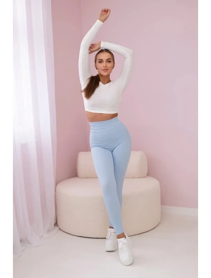 Pruhované legíny modrý Pruhované legíny modrý