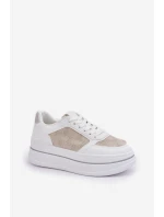 Dámské Tenisky Se Vzorem Bílé model 21683419 - Boto