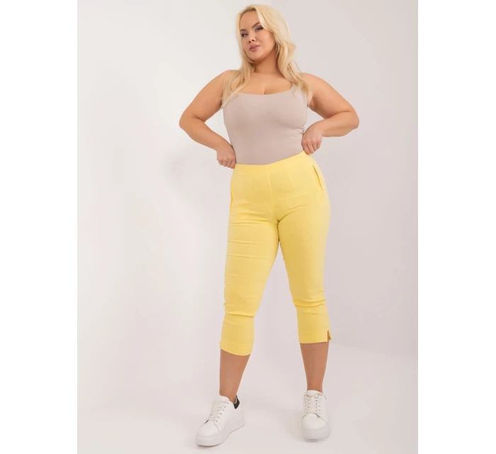 Spodnie AT SP model 19658514 jasny żółty - FPrice Spodnie AT SP model 19658514 jasny żółty - FPrice