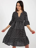 Dámske šaty D73771M30214H čierne - FPrice