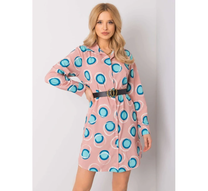 Šaty DHJ SK 12765.11 svetlo ružová