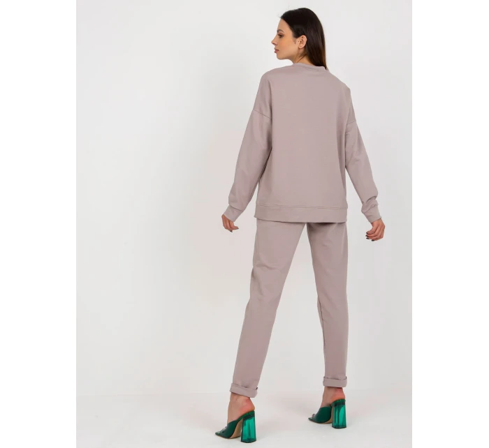 Komplet LK KMPL model 18633931 ciemny bezowy - FPrice Komplet LK KMPL model 18633931 ciemny bezowy - FPrice