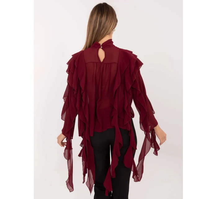 Blúzka PM BZ J1005.25 bordová Blúzka PM BZ J1005.25 bordová