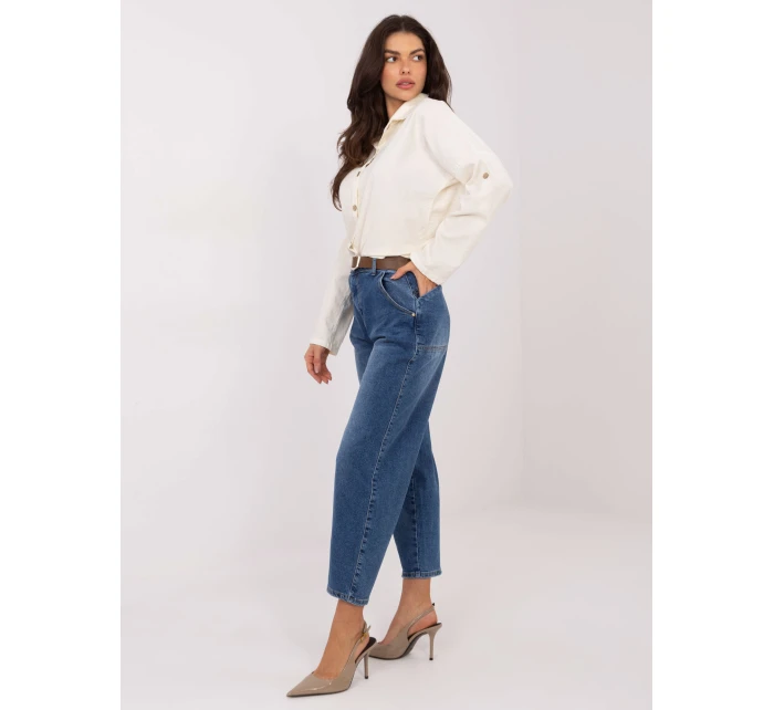 Spodnie jeans SP  niebieski model 21789087 - FPrice