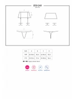 Vyzývavý podväzkový pás 858 - GAR - Obsessive