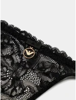 Dámske tangá 163826 4R206 00020 Black - Emporio Armani