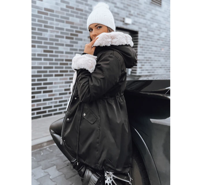 Dámska zimná bunda STARBURST black FashionStreet TY4025 Dámska zimná bunda STARBURST black FashionStreet TY4025