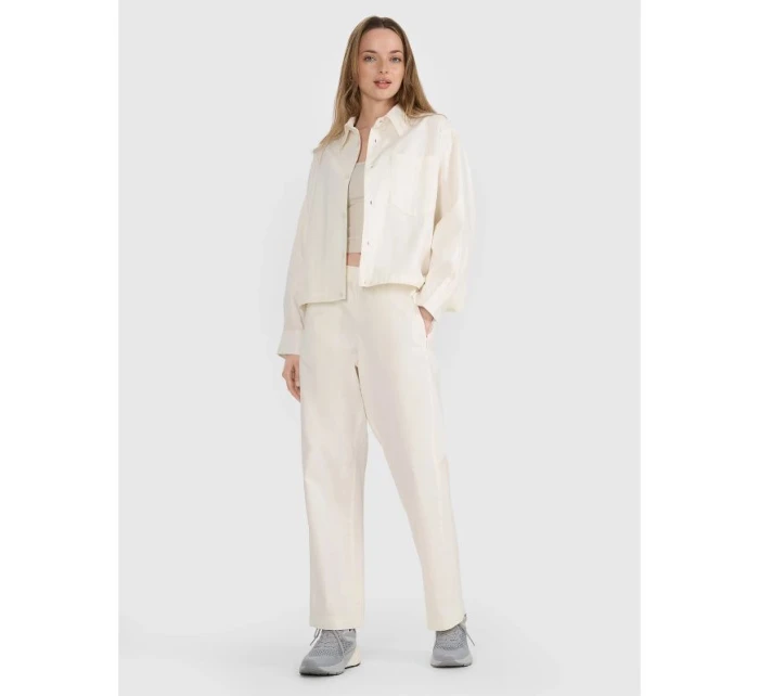 Dámské volnočasové kalhoty model 21436735 dámské - 4F Dámské volnočasové kalhoty model 21436735 dámské - 4F