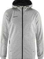 Craft Corporate ADV Unify Hoodie Jacket M Pánska bunda s kapucňou 81.9132 šedá melírovaná