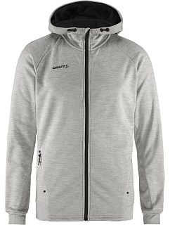 Craft Corporate ADV Unify Hoodie Jacket M Pánska bunda s kapucňou 81.9132 šedá melírovaná