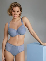 Eloise podprsenka s kosticami Full Cup 5295 stredne modrá - RosaFaia