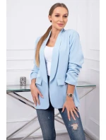 Sako s klopami elegantní modré