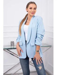 Sako s klopami elegantní modré