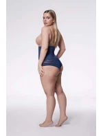 Zoštíhľujúce nohavičky 141 (vysoký pás) námornícka modrá - Julimex Zoštíhľujúce nohavičky 141 (vysoký pás) námornícka modrá - Julimex