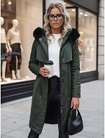Dámská zimní bunda parka green Dstreet model 21971489 - FashionStreet