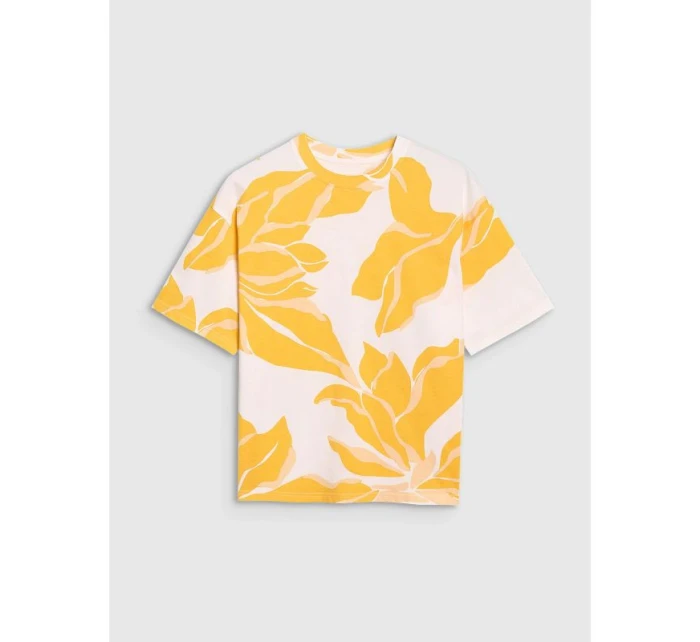 Dámske tričko oversize s potlačou 4F 4FRSS25TTSHF2692-90A Dámske tričko oversize s potlačou 4F 4FRSS25TTSHF2692-90A